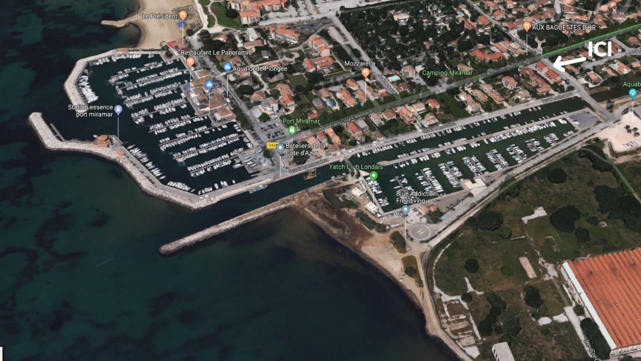 Studio Mezzanine Vue Port Et Mer Ла-Лонд-ле-Мор Экстерьер фото